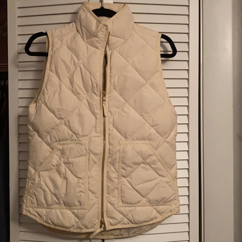 Cream vest